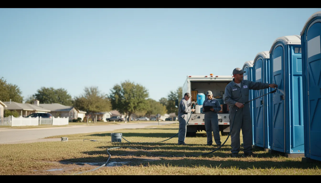 Long-Term Portable Toilet Rental in South Charleston, OH near me